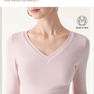 LiteWarm V-Neck Long Sleeve Brami